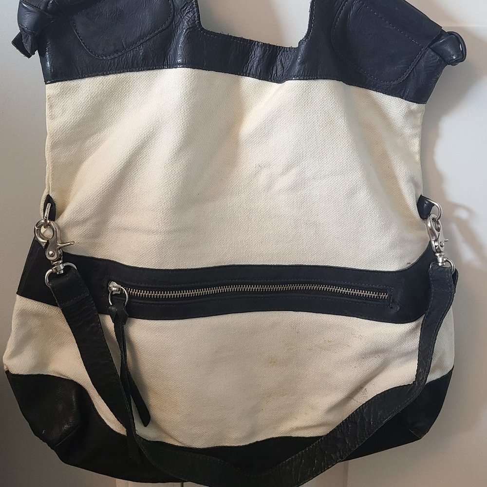 Foley And Corrina Canvas and Leather Handbag